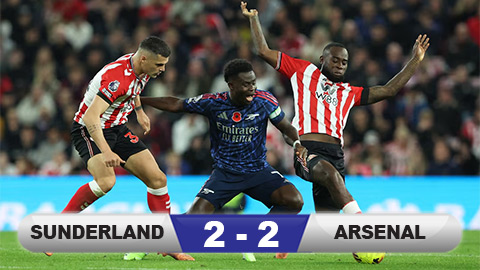 'Ngựa ô' Sunderland chặn đứng đà chiến thắng của Arsenal