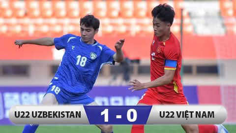 Ngọc Mỹ đánh đầu dội xà, U22 Việt Nam thua sát nút Uzbekistan